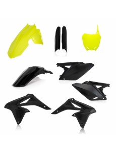 KIT PLÁSTICOS COMPLETO ACERBIS SUZUKI RM-Z 250 2019 - 2020 AMARELO / PRETO